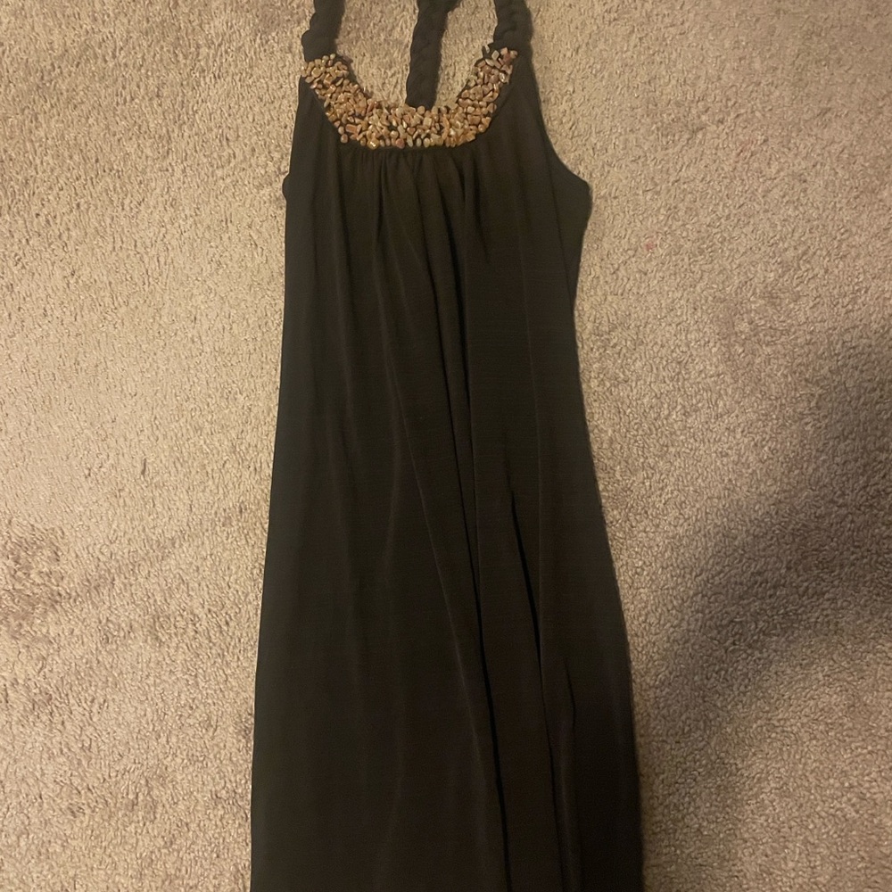 Elegant Black Sleeveless Dress